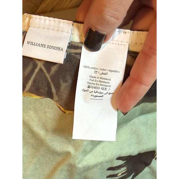 Williams Sonoma Halloween Table Runner Happy Hallowe'en Pumpkin Scarecrow 106 in - Picture 9 of 10